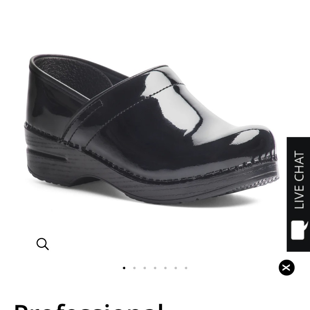 Professional black patten dansko size 38 (8) women’s shoe